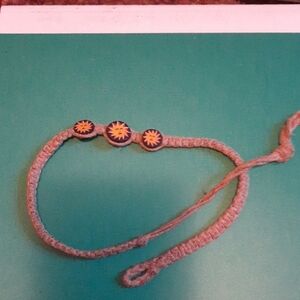 VTG Sunburst Charm Bracelet - Tan